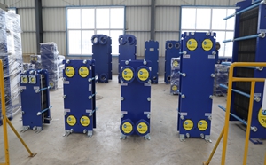 板式換熱器的整體結構示意圖